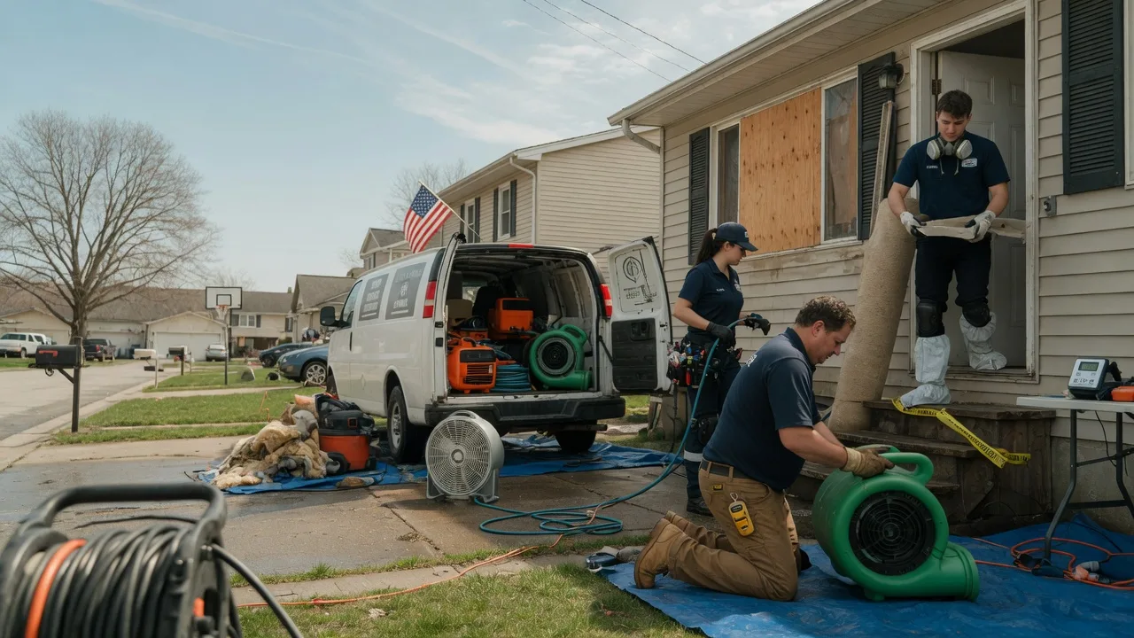 Water Damage Restoration in Albion, MI near me
